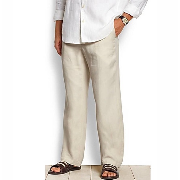 Tommy Bahama Other - Tommy Bahama Linen Silk Pants Khaki Size 38x34